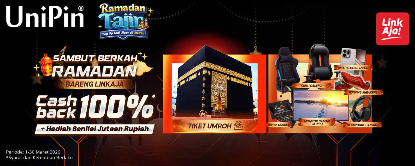 Sambut Berkah Ramadan dengan Cashback 100% dari LinkAja!